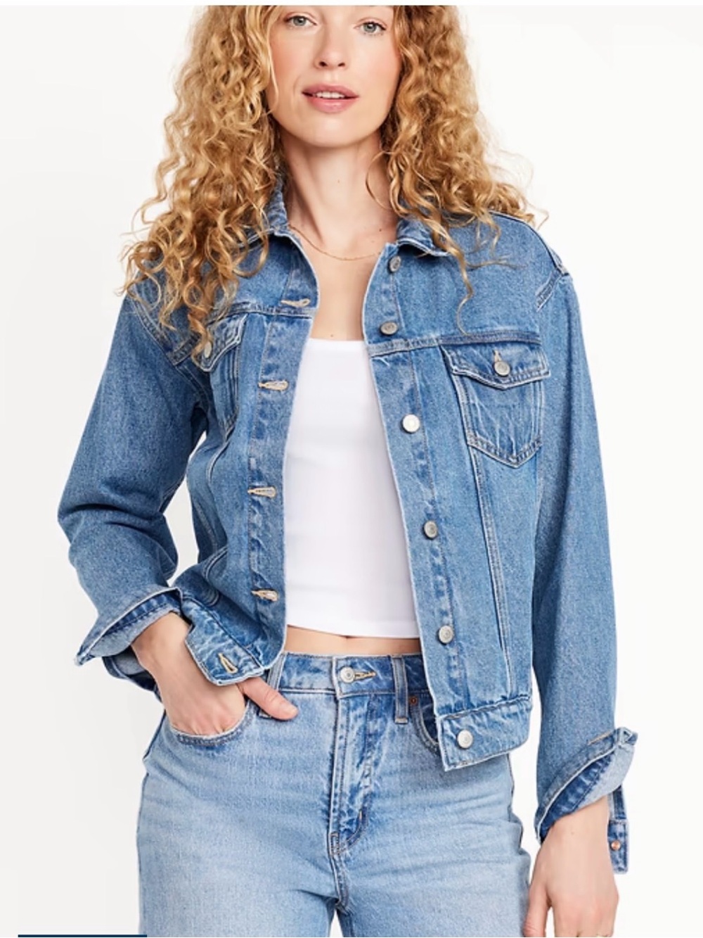 Classic Women's Light Blue Denim Jacket